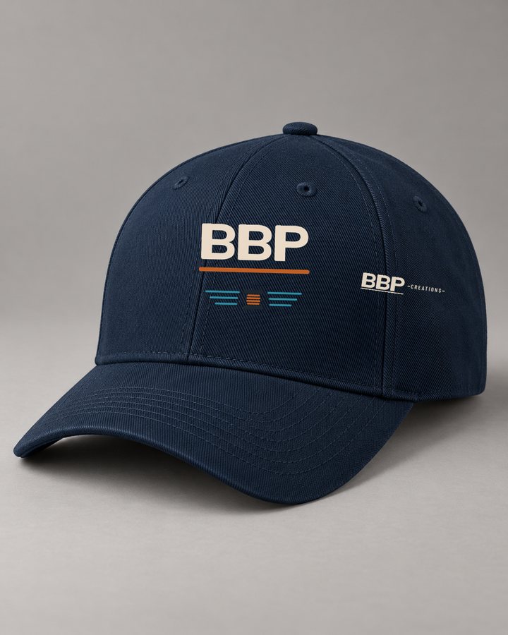 Navy cap with the BBP mini mark